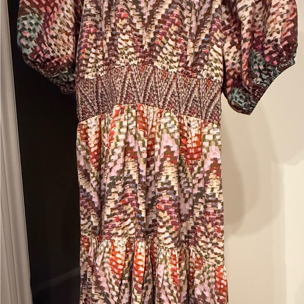 Anthropologie Multicolor Long Sleeve Dress